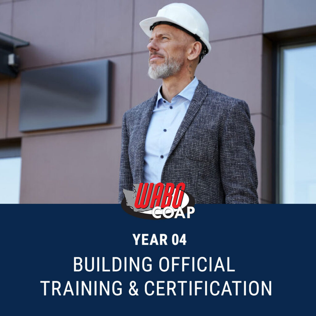 Year 4: Building Official training and certification